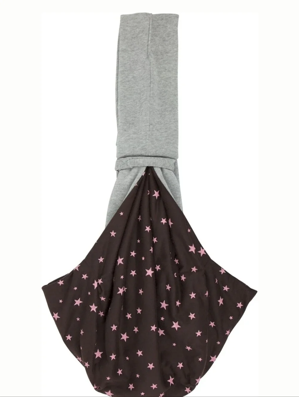Pet Sling Bag Carrier with Reversible Star-Print Lining